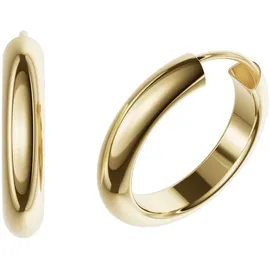 FIRETTI Paar Creolen »Schmuck Geschenk Silber 925 Ohrringe 3,9 mm breit« Made in Germany