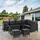Juskys Manacor Lounge-Set schwarz/grau