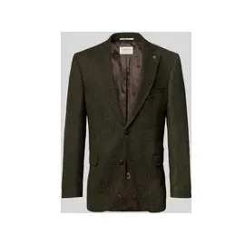 CARL GROSS Sakko Harris-Tweed aus Schurwolle Modell 'Theo', Blau, 56