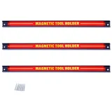 DREAMADE Magnetleiste Werkzeugleiste Magnet, Werkzeughalter Werkzeughalterung, Magnet Werkzeug Halterung, Belastbarkeit bis 10 KG (3 Stück)
