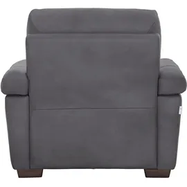 Calia Italia Sessel Gaia Luxus-Microfaser 100 x 92 x 94 cm grau
