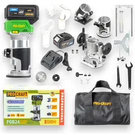 PROCRAFT POB24-1B-F inkl. 1 x 4,0 Ah + Lader + Zubehör