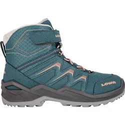 LOWA Kinder Leichtwanderschuhe "Maddox", PETROL/ROSE, 30
