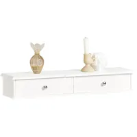 SoBuy Wandregal 64 x 15 x 10 cm Weiß