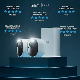 Arlo Ultra 2 3er Set weiß