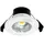 dotlux MULTISCREWplus 6W 4000K IP65 dim LED-Einbauleuchte