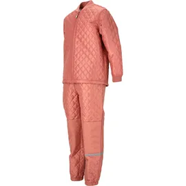 ZigZag Skianzug "Tiger", Kinder, Gr. 116, pink, 100% Polyester, kariert, Sportanzüge Skianzug, mit wärmender Steppung