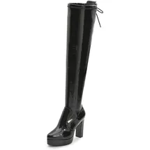 LASCANA Overknees Damen Schwarz 43