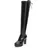 LASCANA Overknees Damen Schwarz 43