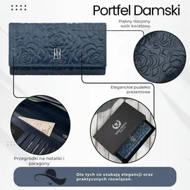 PAOLO PERUZZI Geldbörse Damen navy blau