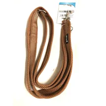 Petlando Mesh verstellbare Führleine cognac L