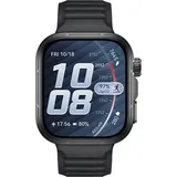 HUAWEI WATCH FIT 5 Pro schwarze Lünette aus Titanlegierung + Schwarzes Fluorelastomer-Armband
