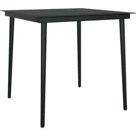 vidaXL 5-teiliges Garten-Esszimmerset Braunes Polyrattanglas