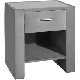 Home Affaire Nachttisch HOME AFFAIRE, grau, B:50cm H:61cm T:41cm, Tische, Nachttisch