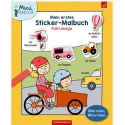 Coppenrath Mein erstes Sticker-Malbuch: Fahrzeuge - Mini-Künstler