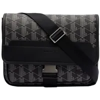 Lacoste Messenger Bag L Monogram Noir Gris