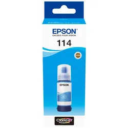 Kompatibel zu Epson C13T07B240 / 114 Tintenflasche, cyan