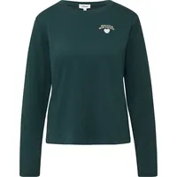 s.Oliver Verkürztes Longsleeve mit Stickerei-Detail - 38