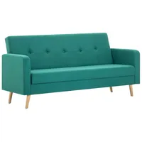 vidaXL Sofa Stoff V6 : Farbe - Grün - Grün