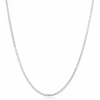 Elli Kette ohne Anhänger Panzerkette Collier Basic Chunky Chain 925er Silber silberfarben 40 cm