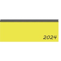 E&Z Verlag Gmbh Schreibtischkalender Tischkalender 2024 in der Trendfarbe limone gelb
