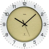 AMS Funkwanduhr AMS, bunt, Wanduhren, Damen, Ø 38cm, Quarzuhr,