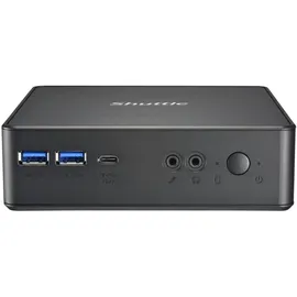 Shuttle XPC nano NC4010BA Intel Celeron 7305 4GB DDR4 128GB SSD 1xHDMI 1xDP W11P - Schwarz