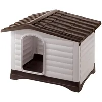 Ferplast Hundehütte Dogvilla 88 x 72 x 65 cm grau