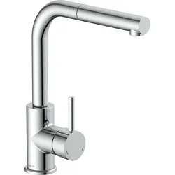 Schütte Küchenarmatur Vital mit Sensorbedienung, Wasserhahn Küche ausziehbar, energiesparende Spültischarmatur
