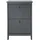 Hti-Living Hayet 2 Fächer 80 x 100 x 30 cm grau