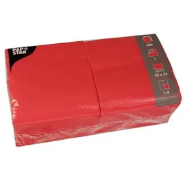 Papstar Servietten, 330 x 330 mm, 1lagig, weiß 12391,