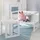 roba Kindersitzgruppe 61 x 44,5 x 44 cm MDF lackiert weiß