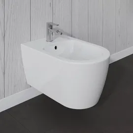 Duravit ME by Starck Wand Bidet, Badkeramik, Weiß Seidenmatt