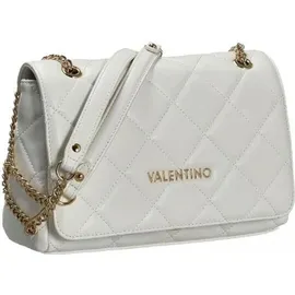 Valentino Ocarina Schultertasche Kunstleder Gold/Weiß