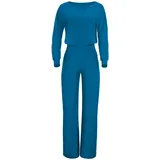Winshape Damen Functional Comfort Jumpsuit JS101LSC, Comfort Style, Fitness Freizeit Yoga Pilates, Teal-Green