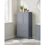 VASAGLE Badezimmerschrank mit 2 Türen und 2 Schubladen,