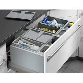 HAILO Einbaumülleimer AS XXL 900 12 l Grau