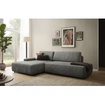 Home Affaire Eckcouch Cord 2-Sitzer Grau