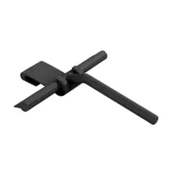 WENKO Mola Badezimmerwischer 24171100 , Farbe: schwarz