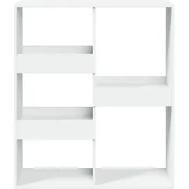 vidaXL Bücherregal Raumteiler 100 x 33 x 115 cm Weiß