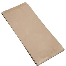 1000 Bäckerfaltenbeutel RecyclingMix Papier braun 16+6x36cm