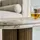 SIGNATURE Couchtisch Braun Mangoholz 50 x 41,5 cm