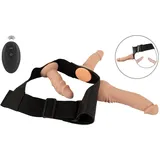 You2Toys 4-teiliges Strap-on-Set inklusive RC-Vibrator und 2 Dildos, hautfarben hell