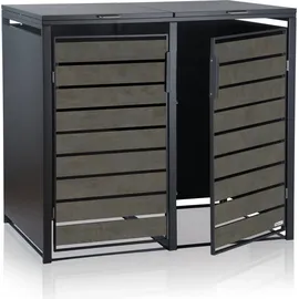 Zelsius Mülltonnenbox 4er 120-240 l grau