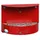 Proregal Wandascher mit Schutzdach verschließbar 1,5 Liter, HxBxT 23 x 30 x 15 cm Verzinkter Stahl Rot