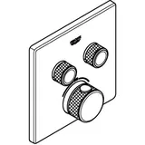 Grohe Grohtherm SmartControl Thermostat mit 2 Ventilen hard graphite (29124A00)