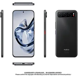 nubia Air 8 GB RAM 256 GB Titanium Black