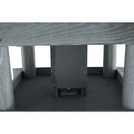 Kynast Vogelhaus mit Kupferdach und Fuss anthrazit 155cm Vogel Haus