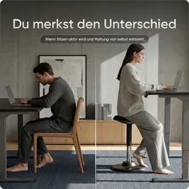 deskspace Motion Bürohocker Schwarz