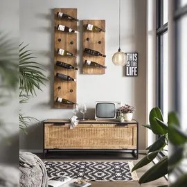 SIT Möbel Flaschenregal Weinregal 33 x 16 x 148 cm Beige